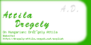 attila dregely business card